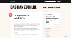 Desktop Screenshot of bastianzuehlke.wordpress.com