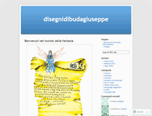 Tablet Screenshot of disegnidibudagiuseppe.wordpress.com