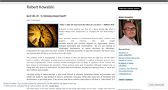 Desktop Screenshot of kowalskirobert.wordpress.com
