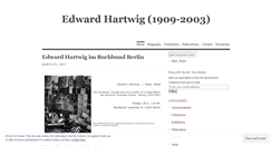 Desktop Screenshot of edwardhartwig.wordpress.com