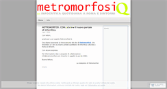 Desktop Screenshot of metromorfosi.wordpress.com