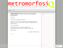 Tablet Screenshot of metromorfosi.wordpress.com