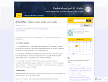 Tablet Screenshot of municipalpuertoricofm.wordpress.com