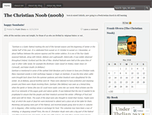 Tablet Screenshot of christiannoob.wordpress.com