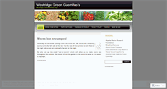 Desktop Screenshot of greenguerillas.wordpress.com