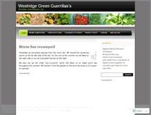 Tablet Screenshot of greenguerillas.wordpress.com
