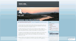 Desktop Screenshot of geckolodge.wordpress.com