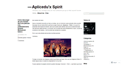 Desktop Screenshot of aplicedu.wordpress.com