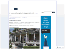 Tablet Screenshot of bridgeportlifestyle.wordpress.com