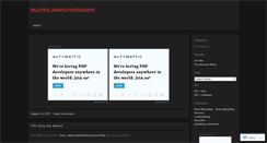 Desktop Screenshot of beautifulamnesia.wordpress.com