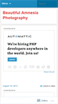 Mobile Screenshot of beautifulamnesia.wordpress.com