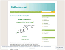 Tablet Screenshot of kiathidupsehat.wordpress.com
