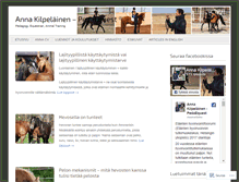 Tablet Screenshot of annakilpelainen.wordpress.com