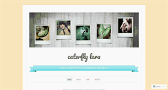 Desktop Screenshot of caterflylara.wordpress.com