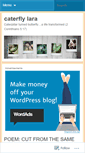 Mobile Screenshot of caterflylara.wordpress.com
