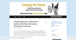Desktop Screenshot of creatingthefuture2020.wordpress.com