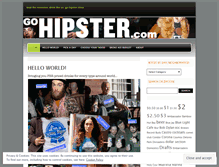 Tablet Screenshot of gohipster.wordpress.com