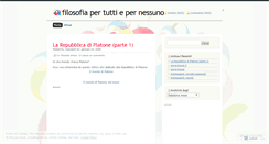 Desktop Screenshot of filosoficamente.wordpress.com