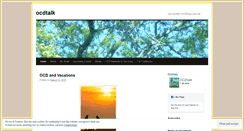 Desktop Screenshot of ocdtalk.wordpress.com