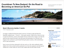 Tablet Screenshot of countdowntonewzealand.wordpress.com