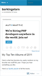 Mobile Screenshot of barkingstars.wordpress.com