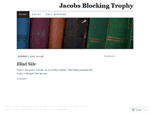 Tablet Screenshot of jacobsblockingtrophy.wordpress.com