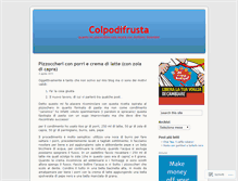 Tablet Screenshot of colpodifrusta.wordpress.com