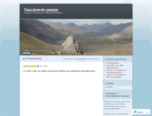 Tablet Screenshot of descubriendopaisajes.wordpress.com