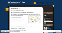 Desktop Screenshot of dithehypnotist.wordpress.com
