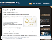 Tablet Screenshot of dithehypnotist.wordpress.com