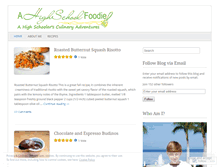 Tablet Screenshot of highschoolfoodie.wordpress.com