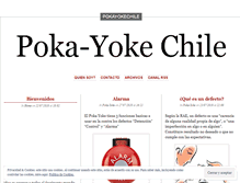 Tablet Screenshot of pokayokechile.wordpress.com