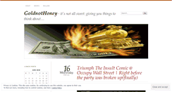 Desktop Screenshot of goldnothoney.wordpress.com
