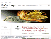 Tablet Screenshot of goldnothoney.wordpress.com