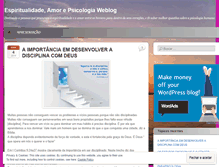 Tablet Screenshot of espiritualidadeamorpsicologia.wordpress.com