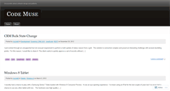 Desktop Screenshot of codemuse.wordpress.com