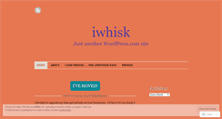 Desktop Screenshot of iwhisk.wordpress.com