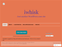 Tablet Screenshot of iwhisk.wordpress.com