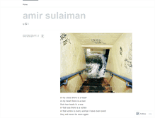 Tablet Screenshot of amirsulaiman.wordpress.com