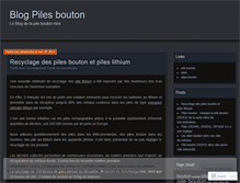 Tablet Screenshot of pilesbouton.wordpress.com