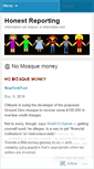 Mobile Screenshot of honestreporting.wordpress.com