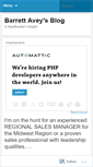 Mobile Screenshot of barrettavey.wordpress.com