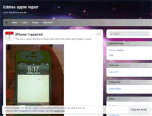 Tablet Screenshot of eddiesapplerepair.wordpress.com