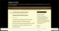 Desktop Screenshot of mateo1026.wordpress.com