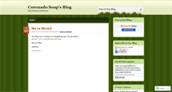 Desktop Screenshot of coronadosoap.wordpress.com