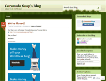 Tablet Screenshot of coronadosoap.wordpress.com