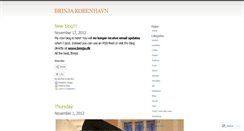 Desktop Screenshot of brinja.wordpress.com