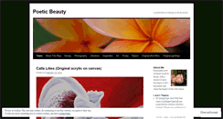 Desktop Screenshot of poeticalbeauty.wordpress.com