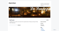 Desktop Screenshot of dependopo.wordpress.com