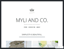 Tablet Screenshot of myliandco.wordpress.com
